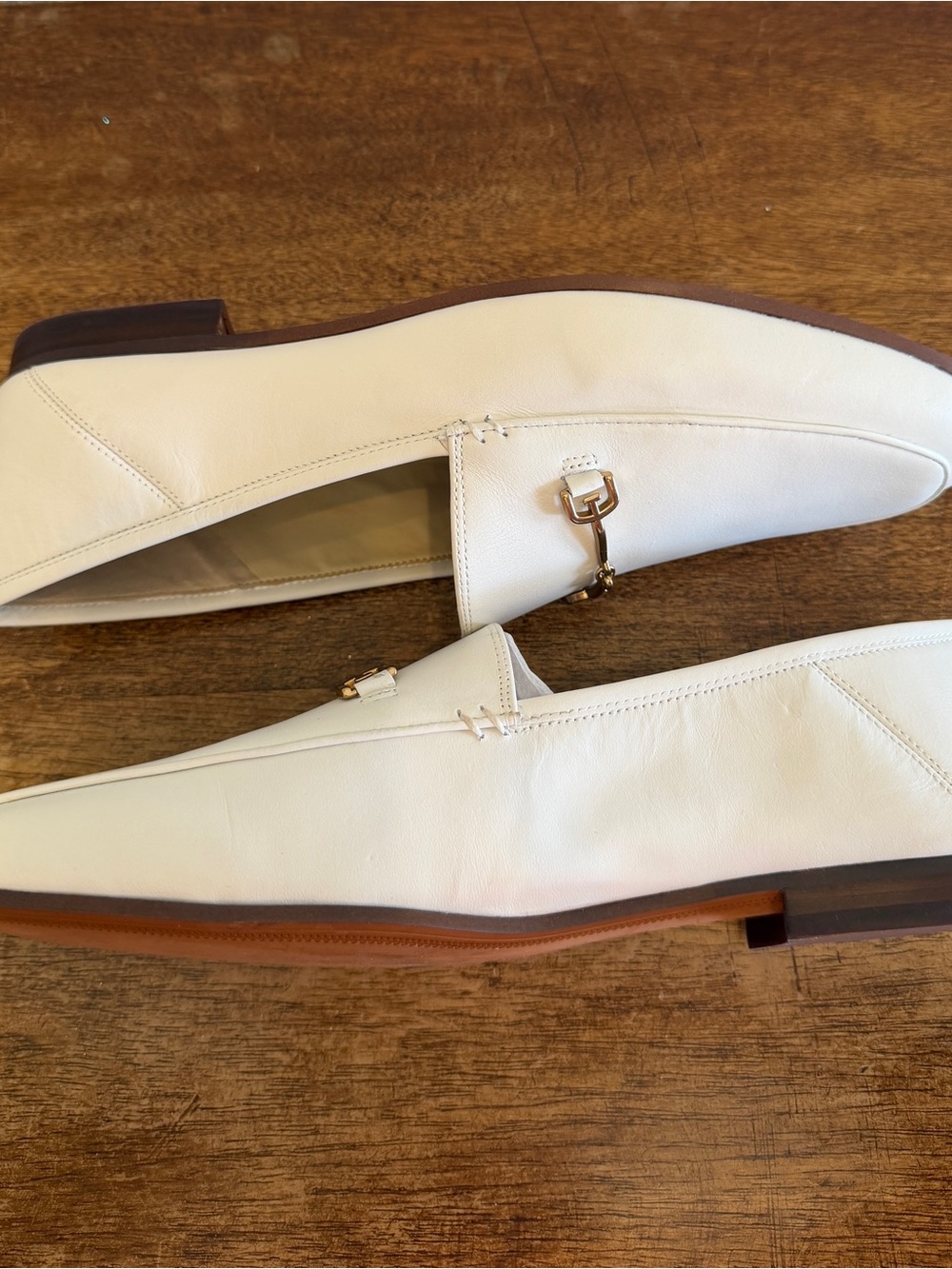 🌻NEW NWOT Sam Edelman Bright White "Loraine" Loafer Women's Size 11 - Picture 5 of 9